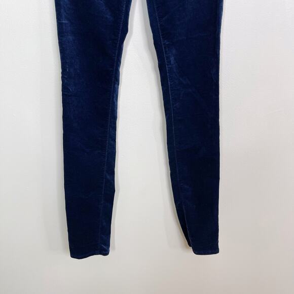 AG Adriano Goldschmied  The Legging Super Skinny Pants Blue Velvet Womens 25 - Picture 4 of 10